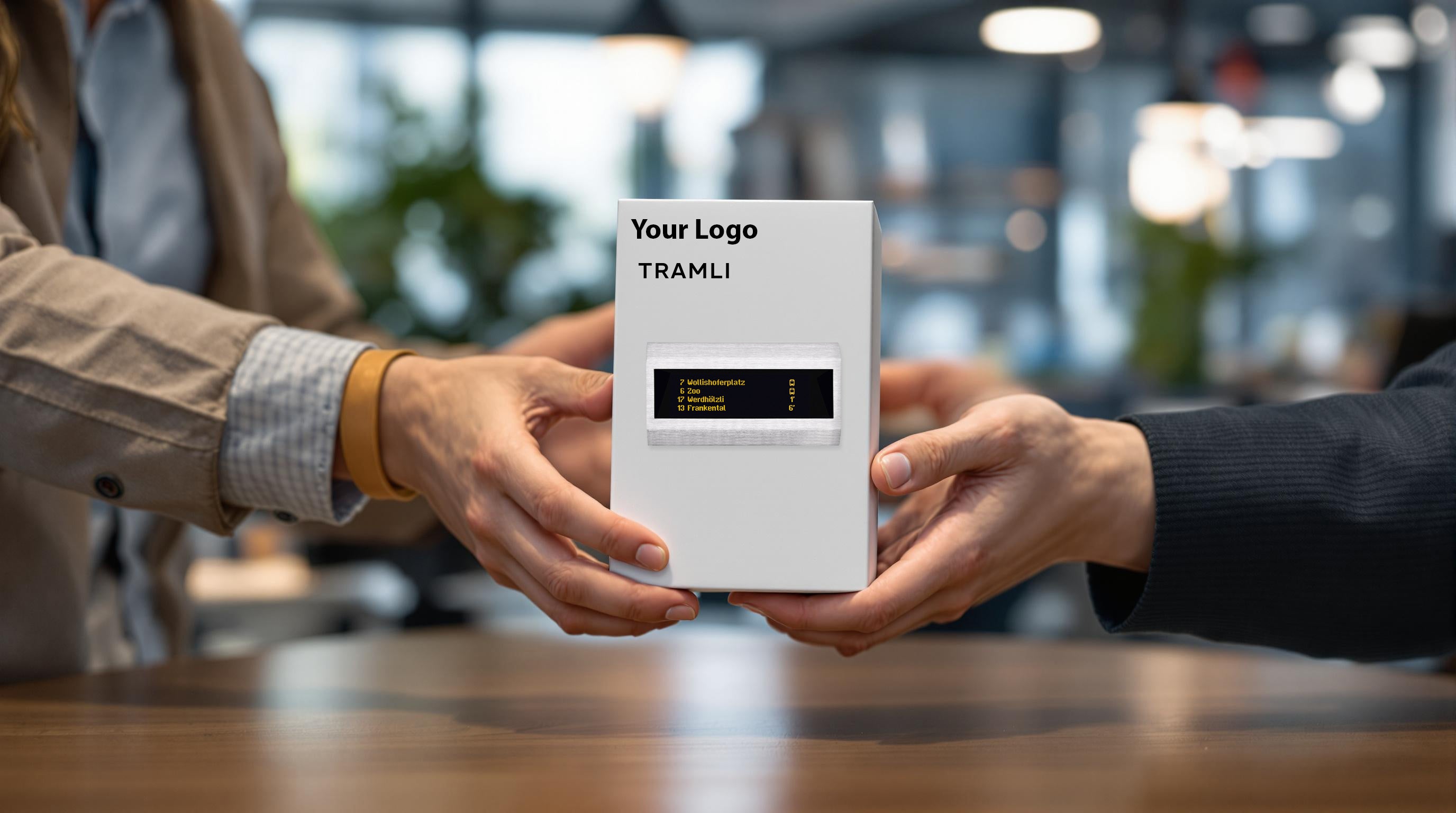Tramli is customizable for corporate gifts
